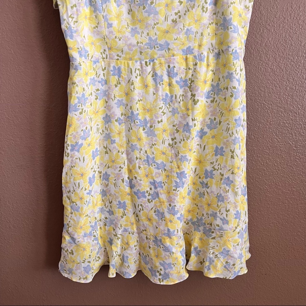 GB Halter Ruffle Floral Pattern Dress Size XL NWT - Picture 4 of 10